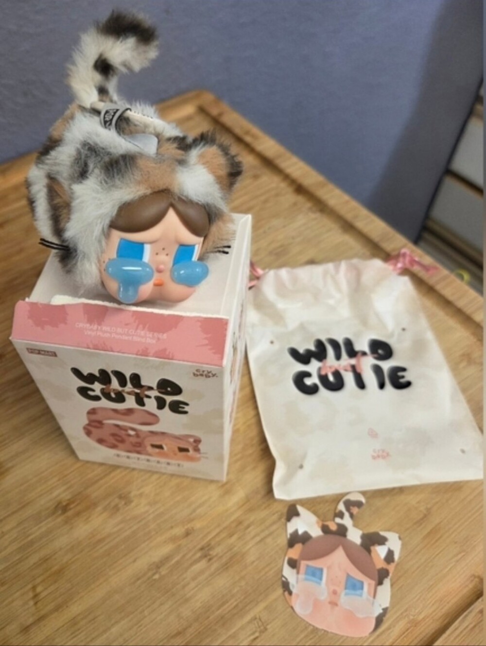 POPMART CRYBABY- Wild But Cutie Vinyl Plush Pendant Purse Fob